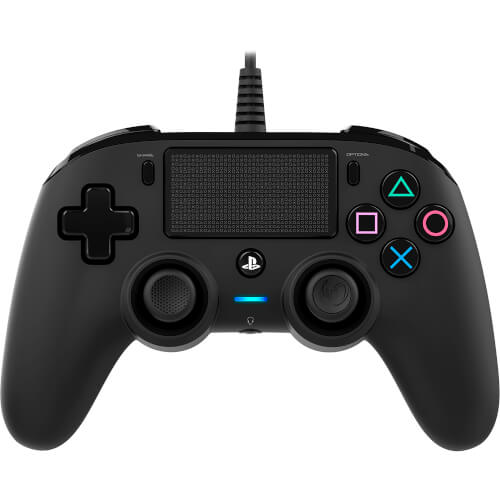 Mando Para Ps4 Nacon Compact Controller Black - Panel Táctil | Quonty.com | NAC PS4 BLACK