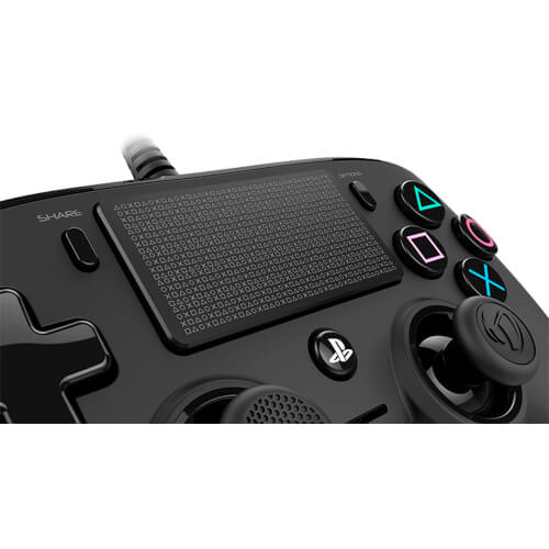Mando Para Ps4 Nacon Compact Controller Black - Panel Táctil | Quonty.com | NAC PS4 BLACK