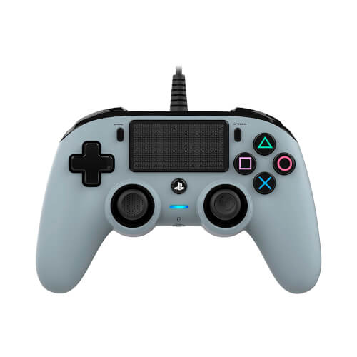 Mando Para Ps4 Nacon Compact Controller Grey - Panel Táctil | Quonty.com | NAC PS4 GREY