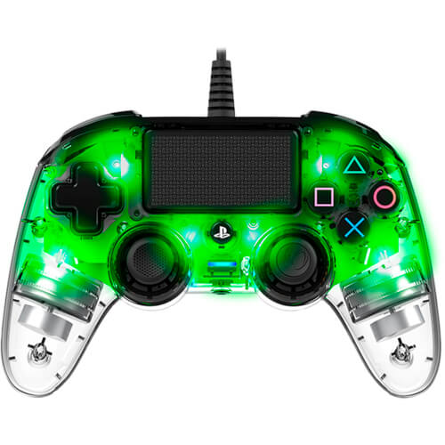 Mando Para Ps4 Nacon Compact Controller Light Green | Quonty.com | NAC PS4 LIGHT GREEN