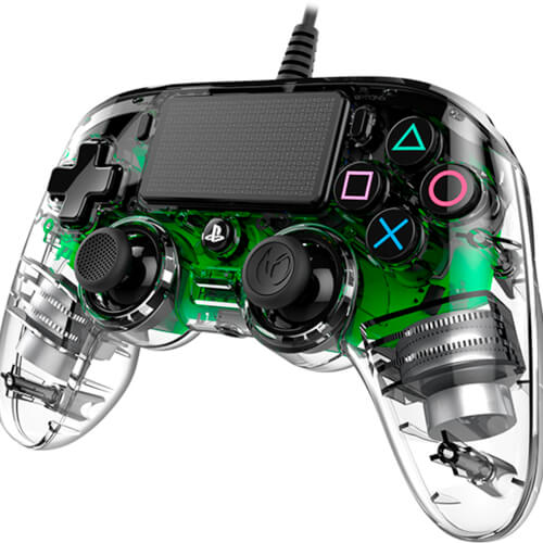Mando Para Ps4 Nacon Compact Controller Light Green | Quonty.com | NAC PS4 LIGHT GREEN