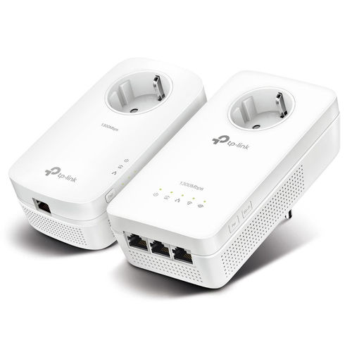 Kit 2 Powerline Tp-Link Tl-Wpa8630p Wifi-Ac/1200mbps Enchufe | Quonty.com | TL-WPA8630P KIT
