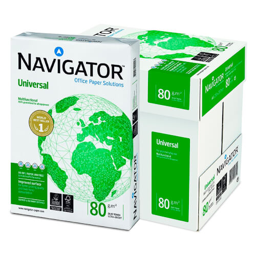 Papel Navigator 5 Paq. X 500 Hojas A4 80gr | Quonty.com | 0472UN