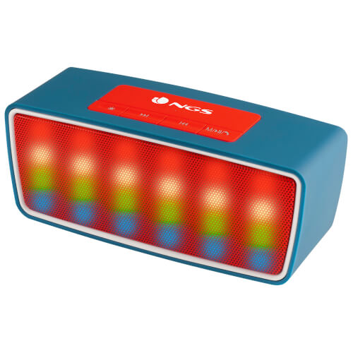 Altavoz Ngs Roller Glow Blue | Quonty.com | ROLLERGLOWBLUE
