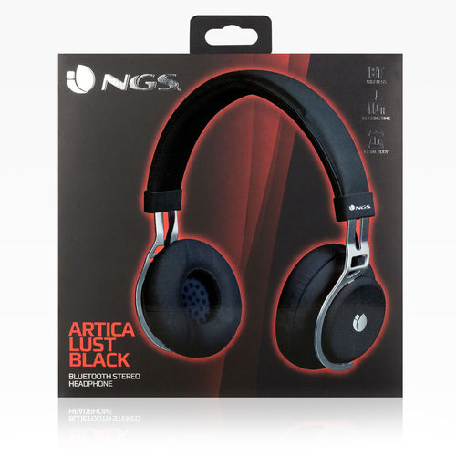 Auriculares Ngs Ártica Lust Bluetooth Negro | Quonty.com | ARTICALUSTBLACK