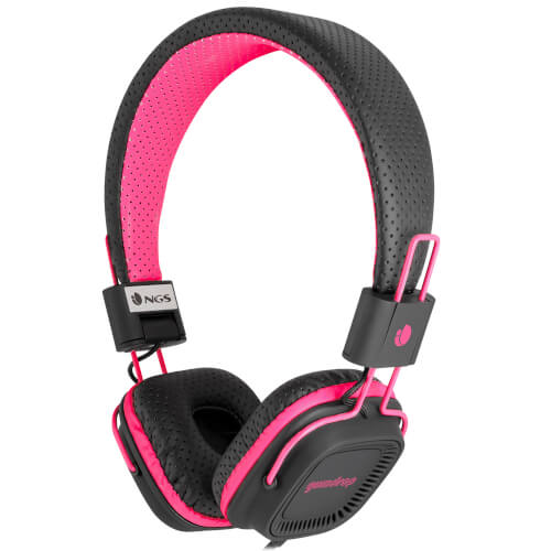 Auricular C/Micrófono Ngs Pink Gumdrop | Quonty.com | GUMDROPPINK