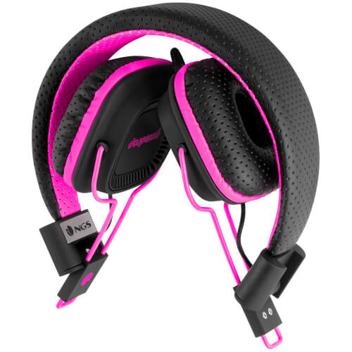 Auricular C/Micrófono Ngs Pink Gumdrop | Quonty.com | GUMDROPPINK