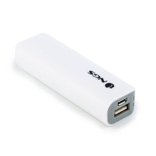 Powerbank/Bateria Externa Ngs Powerpump 2200 White 2200mah | Quonty.com | POWERPUMP2200WHITE
