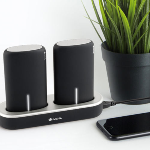 Powerbank Ngs Twin Peaks Negro 5000mah | Quonty.com | TWINPEAKS
