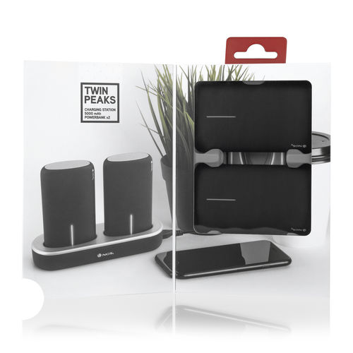 Powerbank Ngs Twin Peaks Negro 5000mah | Quonty.com | TWINPEAKS