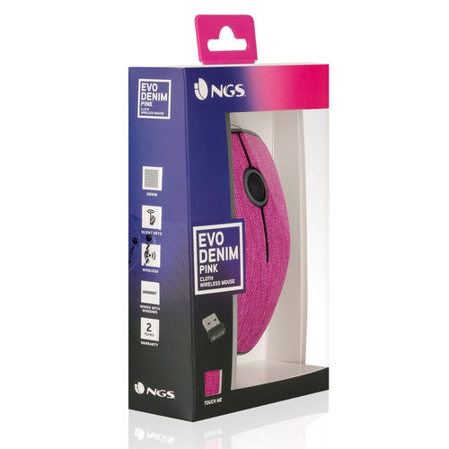 Ratón Ngs Evo Inalámbrico 1200 Dpi Usb | Quonty.com | EVODENIMPINK
