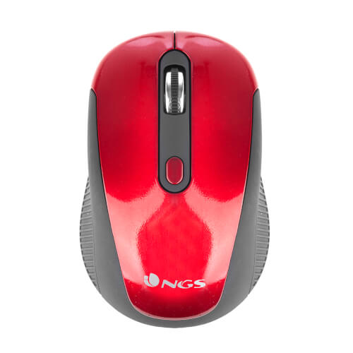 Ratón Ngs Haze Red 1600 Dpi Receptor Nano Usb | Quonty.com | HAZERED