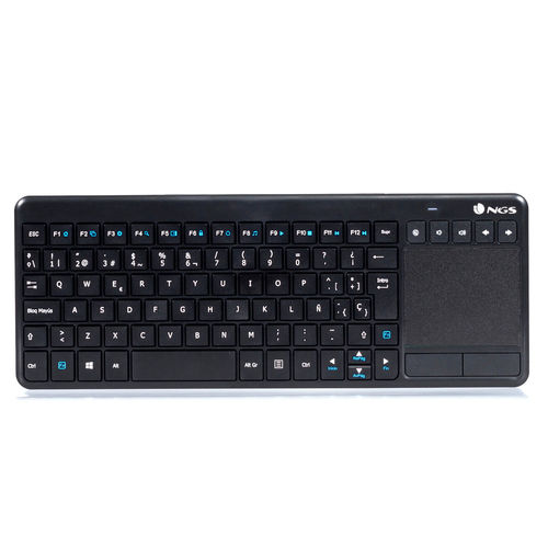 Teclado Inalámbrico Ngs Tv Warrior Negro | Quonty.com | TVWARRIOR
