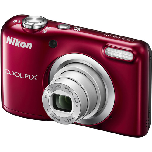 Camara Digital Nikon Coolpix A10 Roja 16.1mpx | Quonty.com | 999A10R1