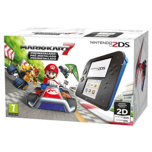 Consola Nintendo 2ds Black/Blue | Quonty.com | 2DSBB+SM