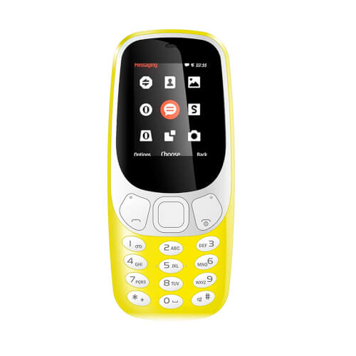 Smartphone Nokia 3310 2.4'' 2g Amarillo | Quonty.com | SS TA-1008 YELLOW