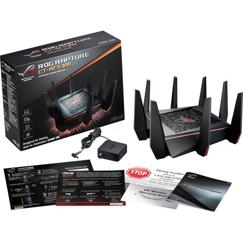 Router Asus Rog Rapture Gt-Ac5300 8ptos Wifi-Ac/5300mbps Wps | Quonty.com | 90IG03S1-BM2G00
