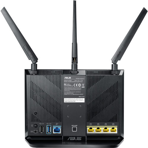 Router Asus Rt-Ac86u 4ptos Wifi-Ac/2900mbps Wps | Quonty.com | 90IG0401-BM3000