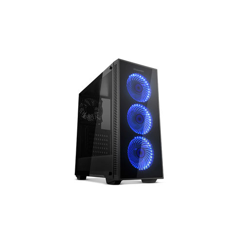 Caja Semitorre/Atx Nox Hummer Tg Rgb S/Fuente Usb3.0 Negra | Quonty.com | NXHUMMERTGRGB