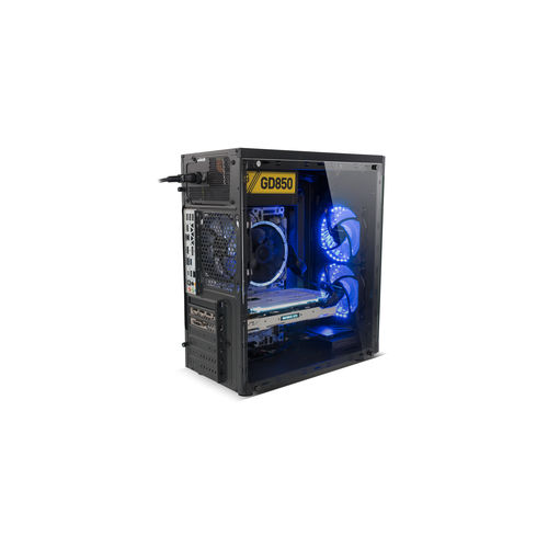 Caja Semitorre/Atx Nox Hummer Tgs Usb3.0 Negra Led-Azul | Quonty.com | NXHUMMERTGS