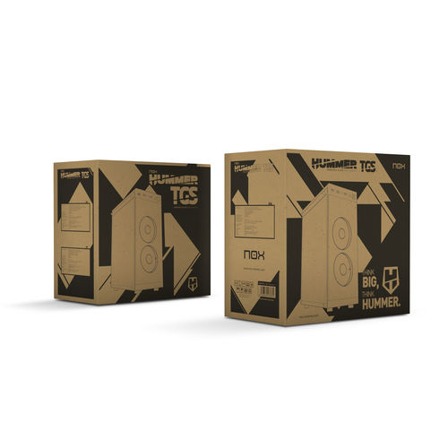 Caja Semitorre/Atx Nox Hummer Tgs Usb3.0 Negra Led-Azul | Quonty.com | NXHUMMERTGS