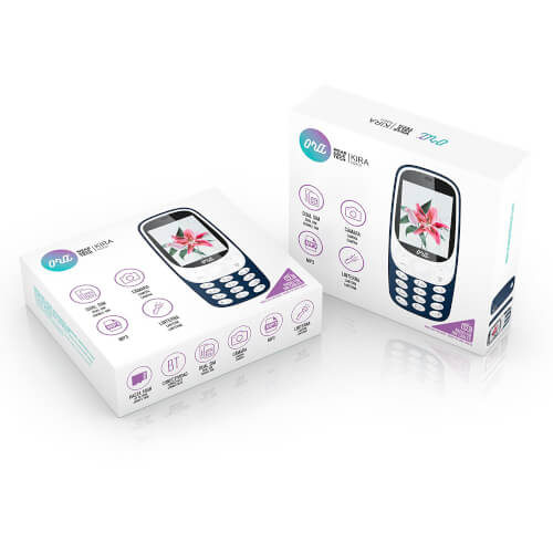 Telefono Movil Ora Phone Kira 2,4&Quot; 2xsim Radiofm Dark Blue | Quonty.com | OPN2401-DBL