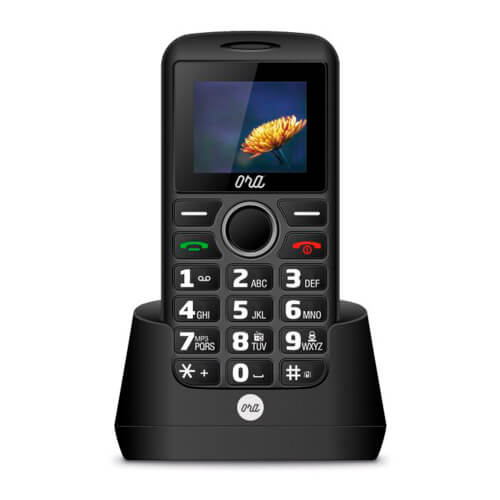 Telefono Movil Ora Phone Mira 1,77&Quot; Senior Boton Sos Black | Quonty.com | OPS1701-B