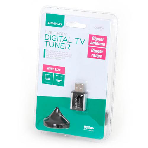 Receptor Omega Dvb-T Nano Mpeg-4 H.264 Avc Hd Usb2.0 | Quonty.com | OUDT3A