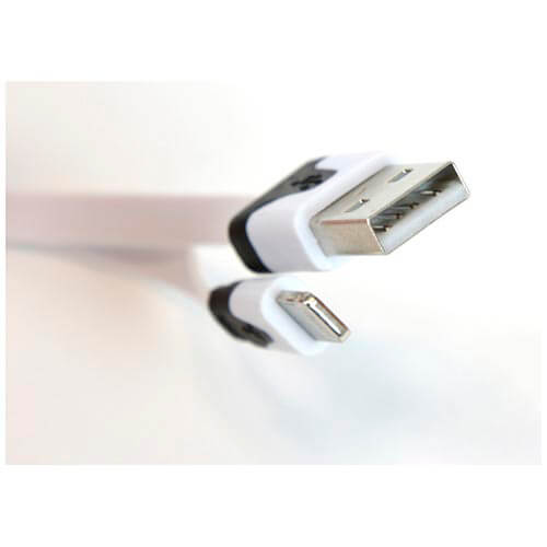 Cable Usb Omega Usb2.0 A/M - Lightning Blanco | Quonty.com | OUIPL