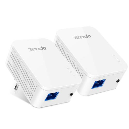 Kit 2 Adaptadores Homeplug Tenda Ph3 1rj45/1000mbps | Quonty.com | P1000KIT