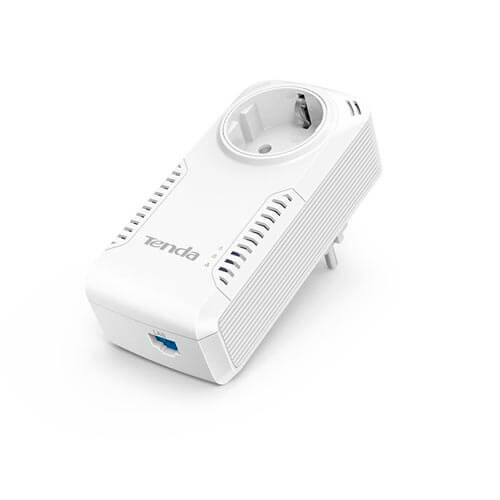 Kit 2 Adaptadores Homeplug Tenda P1001p Kit 1rj45/1000mbps | Quonty.com | P1001P KIT