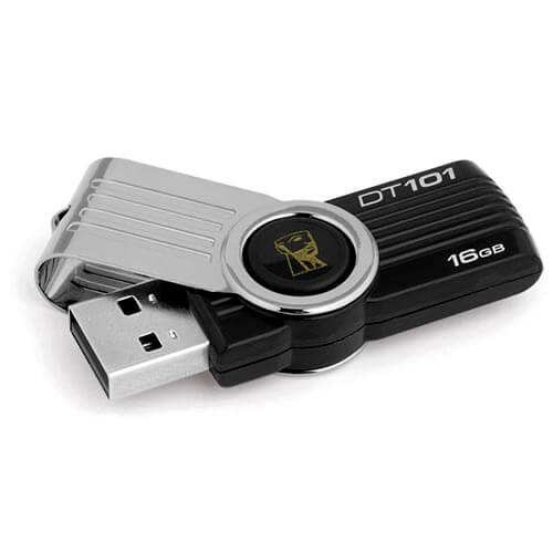 Pendrive Kingston 16gb Usb2.0 Dt101 G2 Negro | Quonty.com | DT101G2/16GB