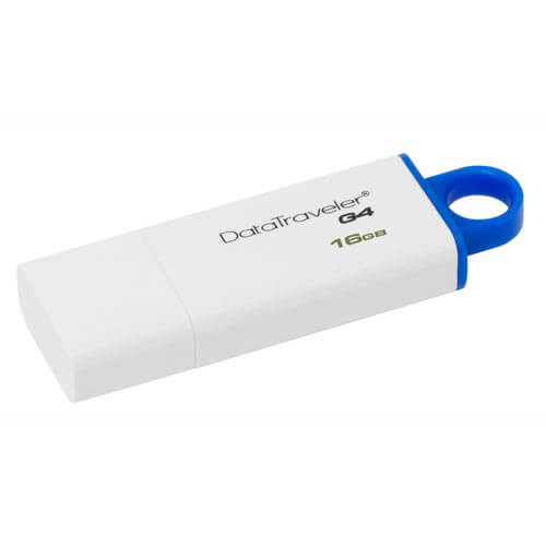 Pendrive Kingston 16gb Usb3.0 Dt G4 Blanco | Quonty.com | DTIG4/16GB