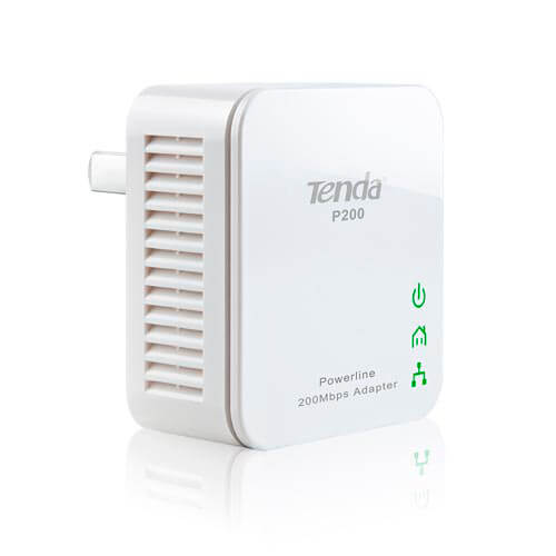 Adaptador Homeplug Tenda P200 1rj45/200mbps | Quonty.com | P200