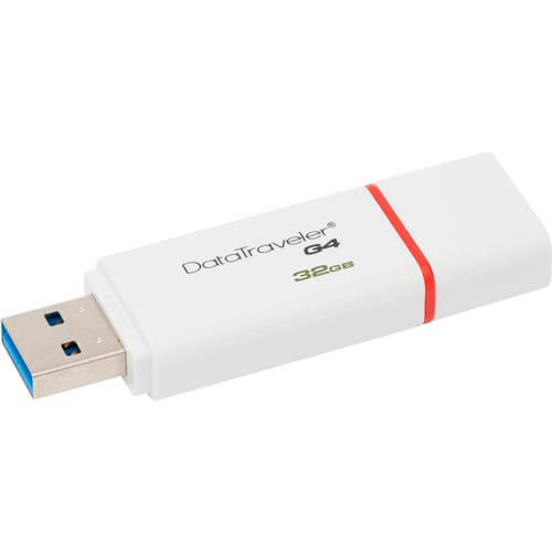 Pendrive Kingston 32gb Usb3.0 Dt G4 Blanco | Quonty.com | DTIG4/32GB