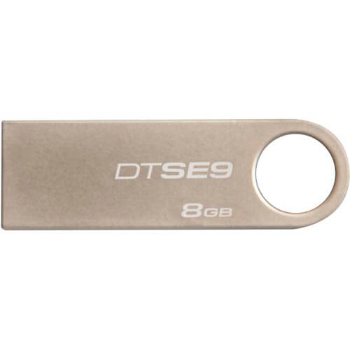 Pendrive Kingston 8gb Usb2.0 Dt Se9 Champagne | Quonty.com | DTSE9H/8GB