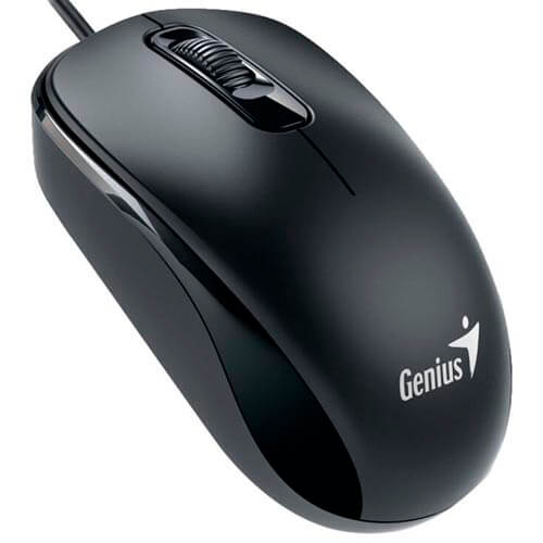 Raton Genius Dx-110 Usb Negro Ambidiestro | Quonty.com | PE20128004