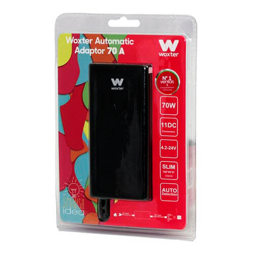 Woxter Cargador Autom. Adapter 70 A Slim 10 Puntas | Quonty.com | PE26-087