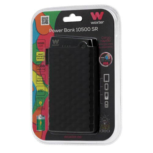 Powerbank/Bateria Externa Woxter 10500 Sr Negro | Quonty.com | PE26-130