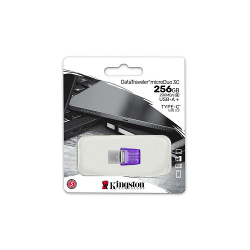 Pendrive Kingston 1256gb Usb3.2 Microduo 3c | Quonty.com | DTDUO3CG3/256GB