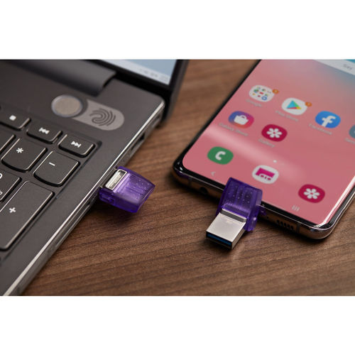 Pendrive Kingston 1256gb Usb3.2 Microduo 3c | Quonty.com | DTDUO3CG3/256GB