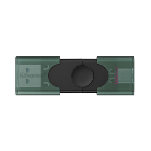 Pendrive Kingston 128gb Usb3.2 Duog2 Type-C Y Type-A Negro | Quonty.com | DTDEG2/128GB