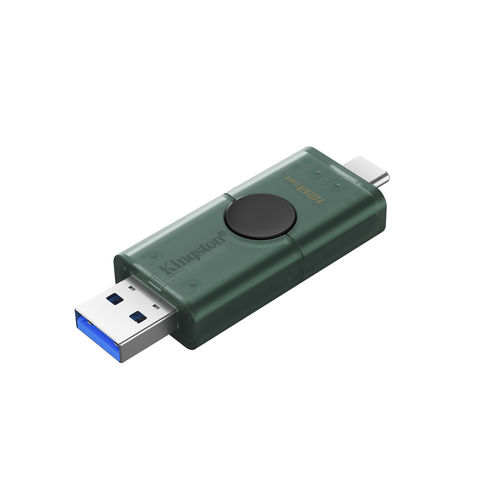 Pendrive Kingston 128gb Usb3.2 Duog2 Type-C Y Type-A Negro | Quonty.com | DTDEG2/128GB