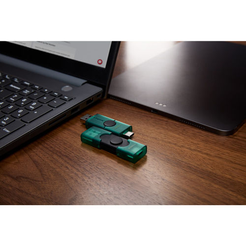 Pendrive Kingston 128gb Usb3.2 Duog2 Type-C Y Type-A Negro | Quonty.com | DTDEG2/128GB