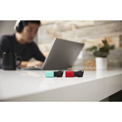 Pendrive Kingston 256gb Usb3.2 Dt Exodia M Gen1 Negro/Turquesa | Quonty.com | DTXM/256GB