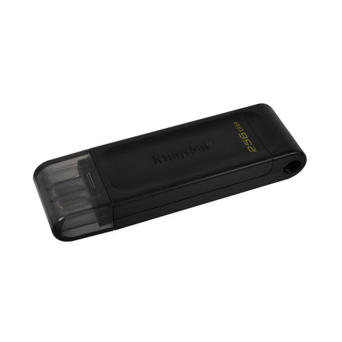Pendrive Kingston 256gb Usb-C 3.2 Dt70 Negro | Quonty.com | DT70/256GB