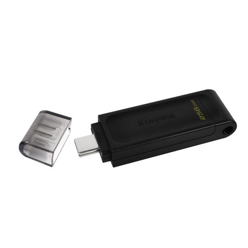 Pendrive Kingston 256gb Usb-C 3.2 Dt70 Negro | Quonty.com | DT70/256GB