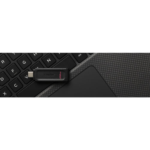 Pendrive Kingston 256gb Usb-C 3.2 Dt70 Negro | Quonty.com | DT70/256GB