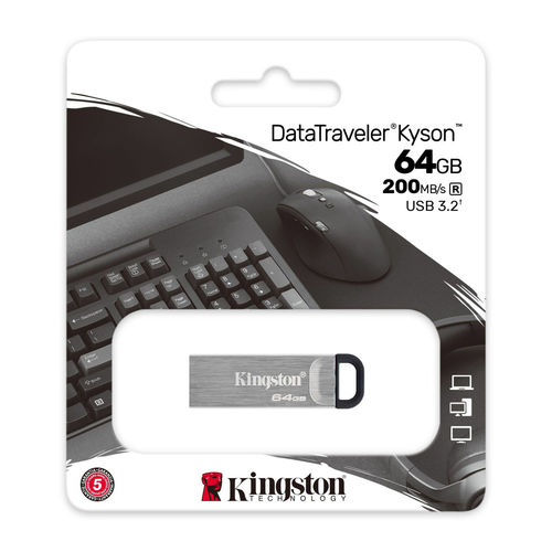 Pendrive Kingston 64gb Usb3.2 Kyson Gen1 | Quonty.com | DTKN/64GB