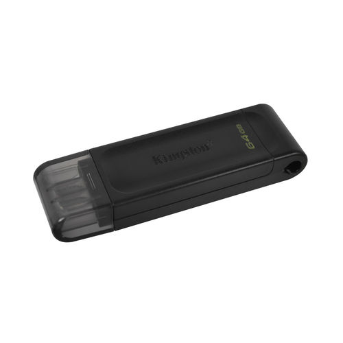 Pendrive Kingston 64gb Usb-C 3.2 Dt70 Negro | Quonty.com | DT70/64GB